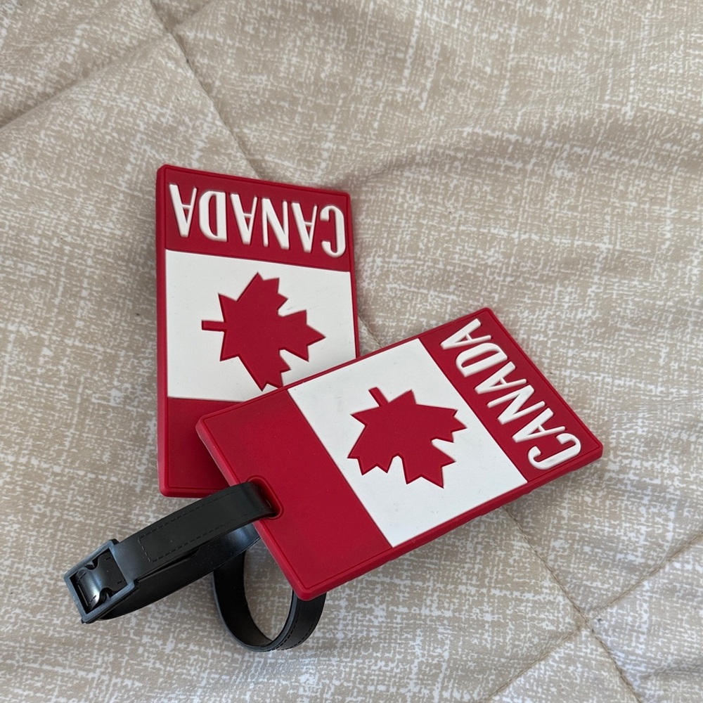 Red Travel Bag Tags